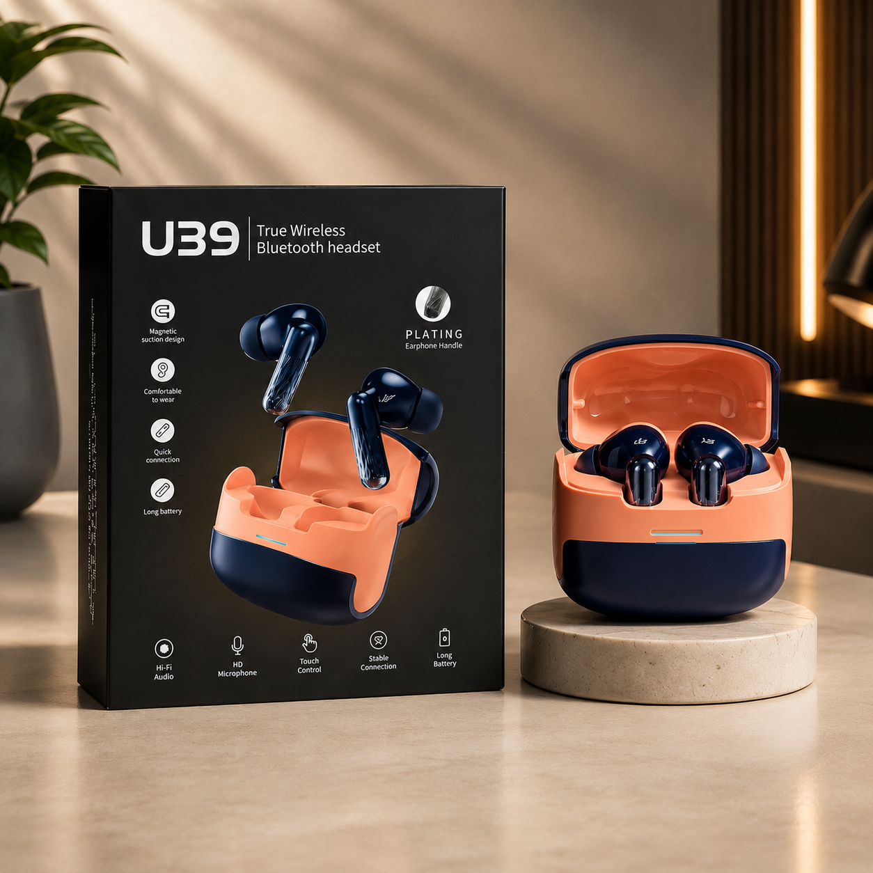 U39 True Wireless Bluetooth Earbuds