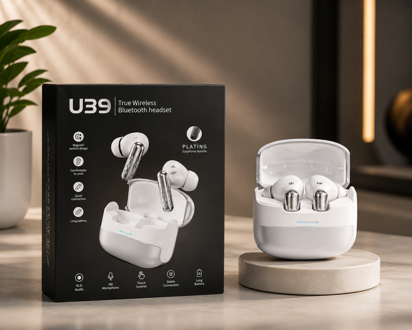 U39 True Wireless Bluetooth Earbuds